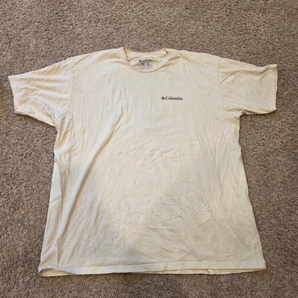Columbia "Backpacking tours" tshirt with bear sz XXL